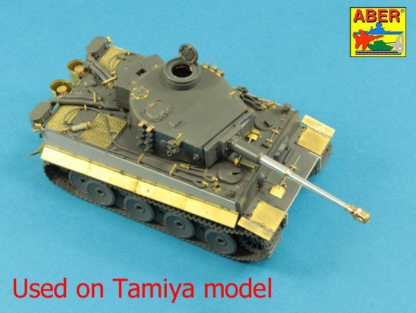 Aber 48L-06 German 88mm KwK 36 L/56 Tiger I Early Barrel (For AFV Club / Tamiya) 1/48 – immagine 7
