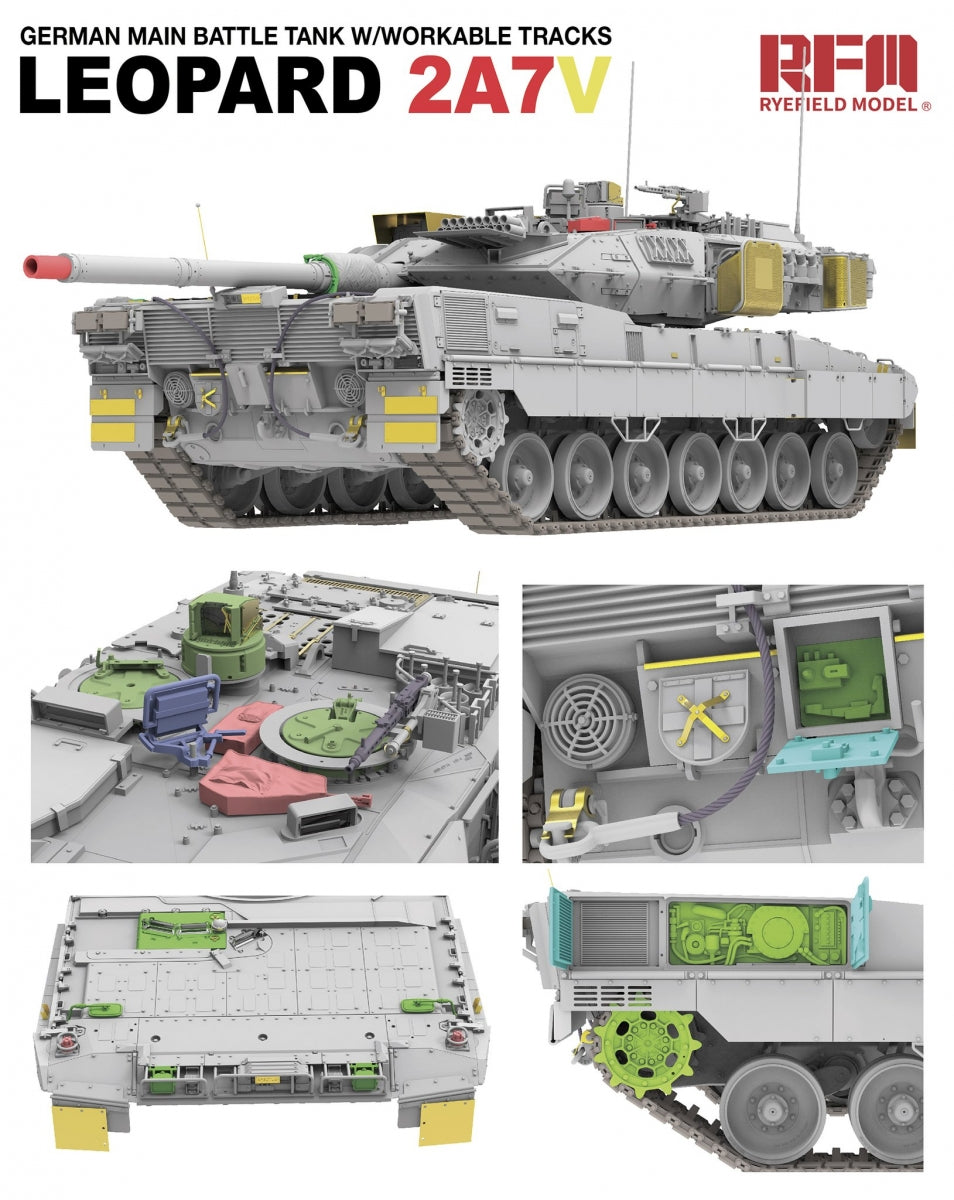Rye Field Model 5109 Leopard 2A7V 1/35 – imagen 3