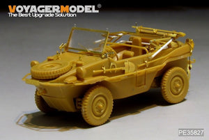 Maquette Voyager PE35827 Schwimmwagan allemand Type 166 de la Seconde Guerre mondiale (pour HERO 35001) 1/35 – image 2