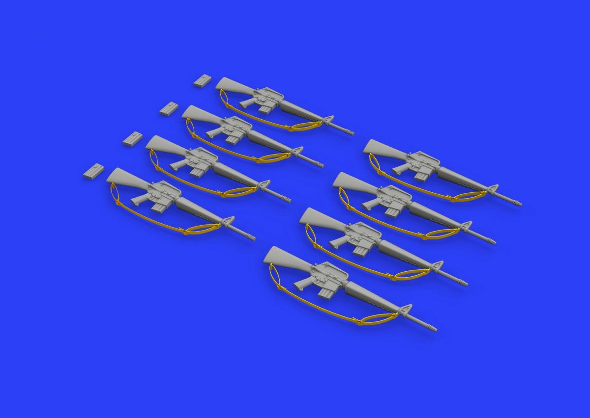 Eduard 635009 M16 rifle Vietnam War 1/35 – Bild 3
