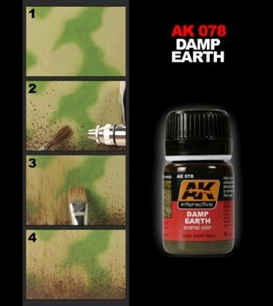 AK Interactive AK078 Damp Earth 35ml – image 2