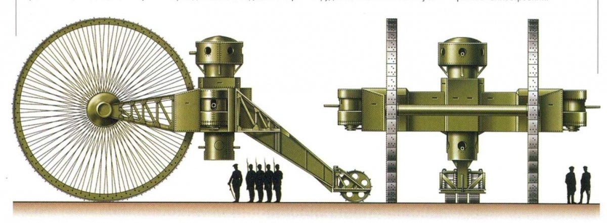 Zebrano SEA031 Lebedenko Tank (Tsar Tank) WWI 1/72 – imagen 3