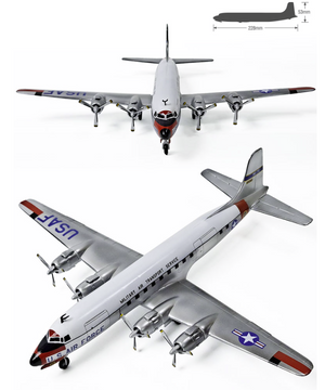 Academy 12634 USAF C-118 Liftmaster 1/144 – image 7