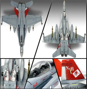 Academy 12520 USMC F/A-18 VMFA-232 RED DEVILS 1/72 – Bild 2