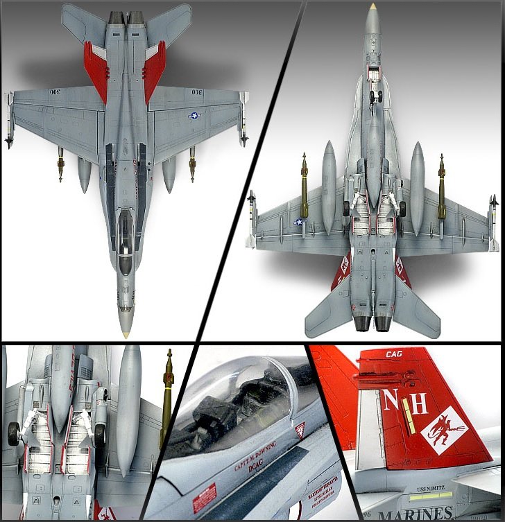 Academy 12520 USMC F/A-18 VMFA-232 RED DEVILS 1/72 – Bild 2