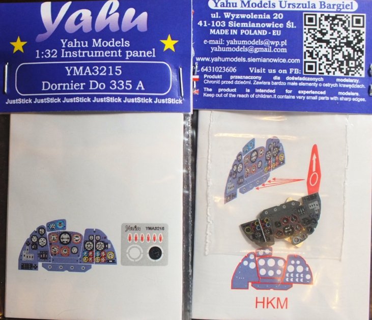 Yahu YMA3215 Do 335 A (HK Models) 1/32