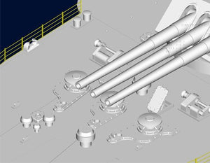 Trumpeter 03701 USS Arizona BB-39 1/200 – imagen 8