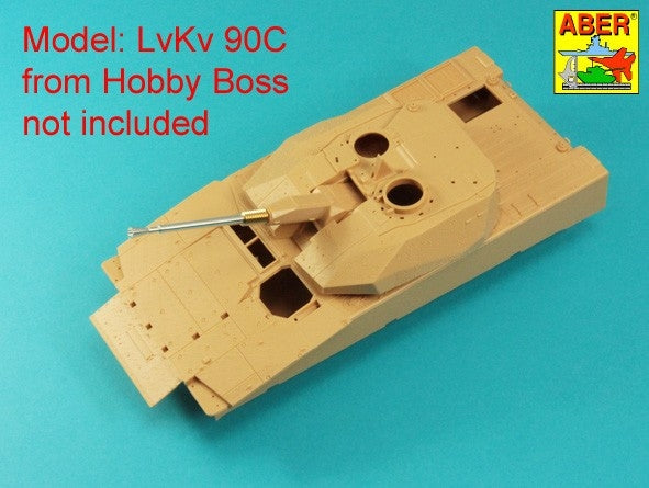 Aber 35L-320 Lufa 40 mm L/70 Bofors do Szweeckiego LvKv 90C / Bofors 40mm L/70 barrel for Swedish LvKv 90C 1/35 – imagen 4