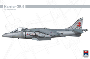 Hobby 2000 48044 Harrier GR.9 ( Hasegawa + CARTOGRAF + MASKI ) 1/48