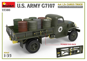 MiniArt 35380 U.S. ARMY G7107 4X4 1,5t CARGO TRUCK 1/35 – imagen 8
