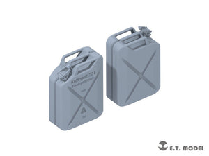 E.T. Model P35-242 WWII German 20L JERRY CANS SET(3D Printed) 1/35 – immagine 3