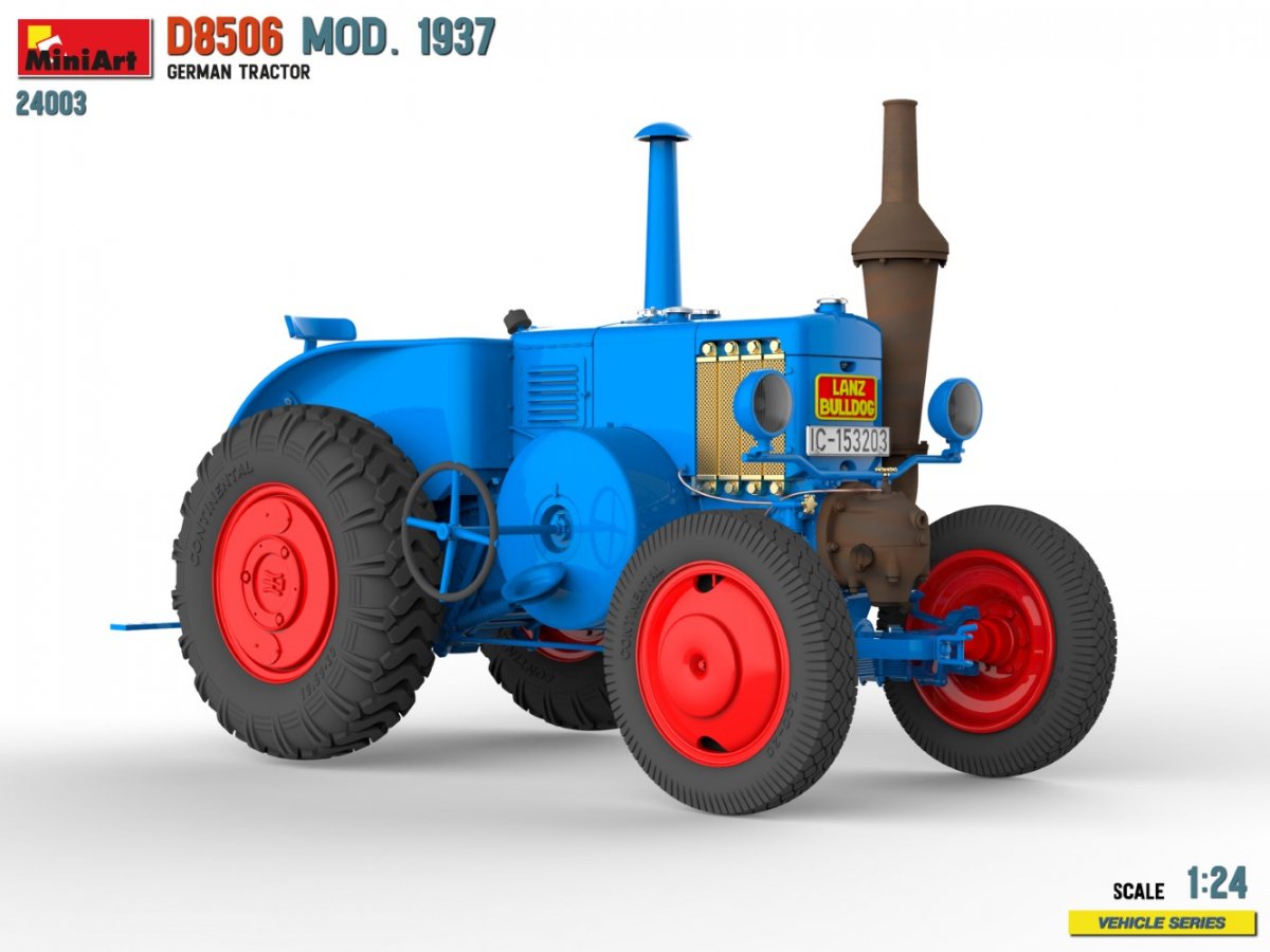 MiniArt 24003 TRACTEUR ALLEMAND D8506 MOD. 1937 1/24  – image 8