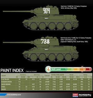 Academy 13290 T-34/85 No.112 Factory Production 1/35 – imagen 6