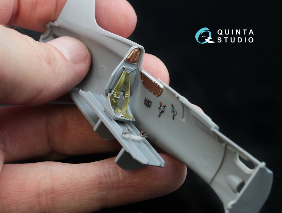 Quinta Studio QD48021 I-16 type 5 3D-Printed &amp;amp; coloured Interior on decal paper 1/48 – imagen 2
