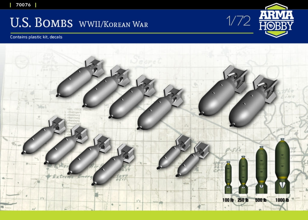 Arma Hobby 70076 U.S. Bombs WWII/Korean War 1/72 – zdjęcie 2