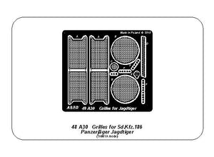 Aber 48A30 Grilles for Sd.Kfz.186 Jagdtiger 1/48 – Bild 7