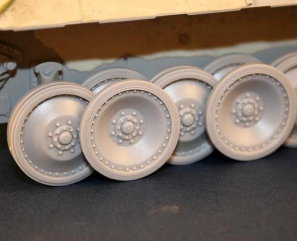 Panzer Art RE35-113 “Strengthen” road wheels for Panther D 1/35 – Bild 3