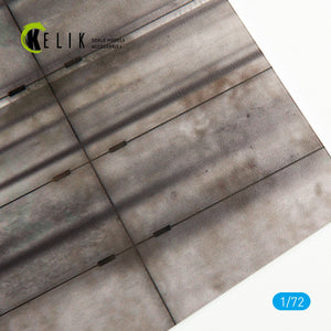 KELIK KS72001 CONCRETE PLATES TYPE 1 BASE - ACRYLIC 3 MM (280 X 180 MM) 1/72 – image 3