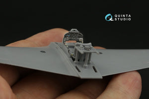 Intérieur imprimé en 3D et coloré sur papier décalcomanie Quinta Studio QD72056 Yak-9D (Zvezda) 1/72 – image 7