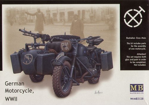 Master Box 3528 German Motocycle WWII 1/35