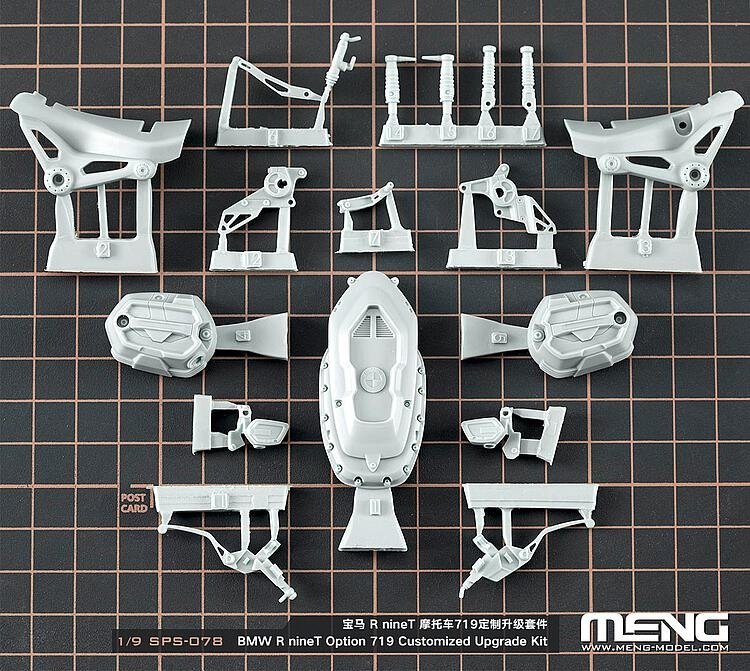 Meng Model SPS-078 BMW R nineT Option 719 customized upgrade kit 1/9 – immagine 2
