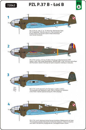 Fly 72042 PZL.37 B Łoś Polish Medium Bomber 1/72 – Bild 9