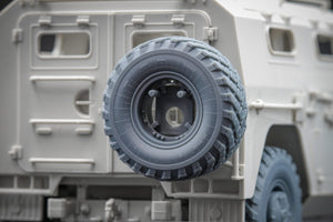 ScaleX WM 35016 GAZ Tiger V2 (with shield) Ordinary wheel set (for Meng) 1/35