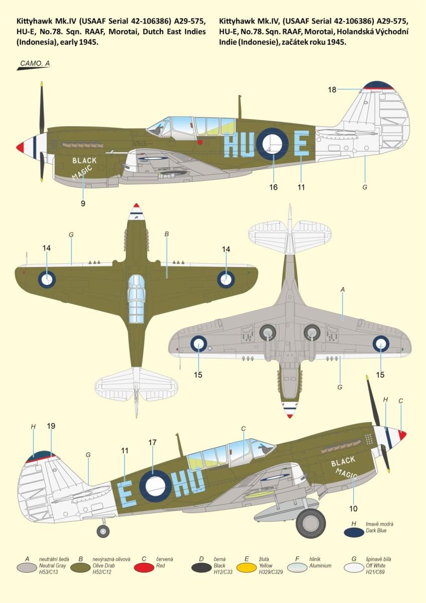 Special Hobby 72484 Kittyhawk Mk.IV &amp;#39;Over The Mediterranean and the Pacific&amp;#39; 1/72 – zdjęcie 5