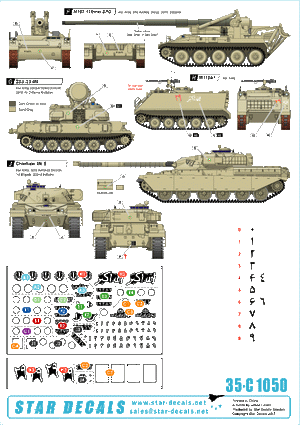 Star Decals 35-C1050 Iranian Tanks and AFVs # 1 1/35 – imagen 2