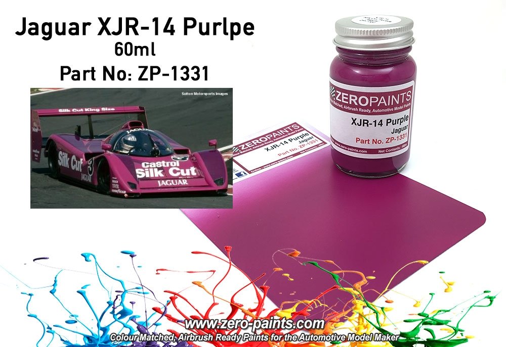 Peinture violette Zero Paints ZP-1331 Jaguar XJR-14, 60 ml