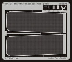 Eduard 32137 Su-27 Flanker B exterior 1/32 TRUMPETER – imagen 2