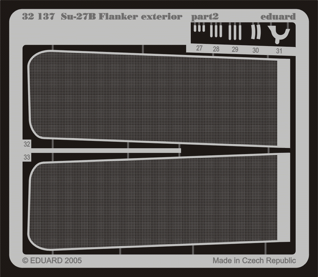 Eduard 32137 Su-27 Flanker B exterior 1/32 TRUMPETER – imagen 2