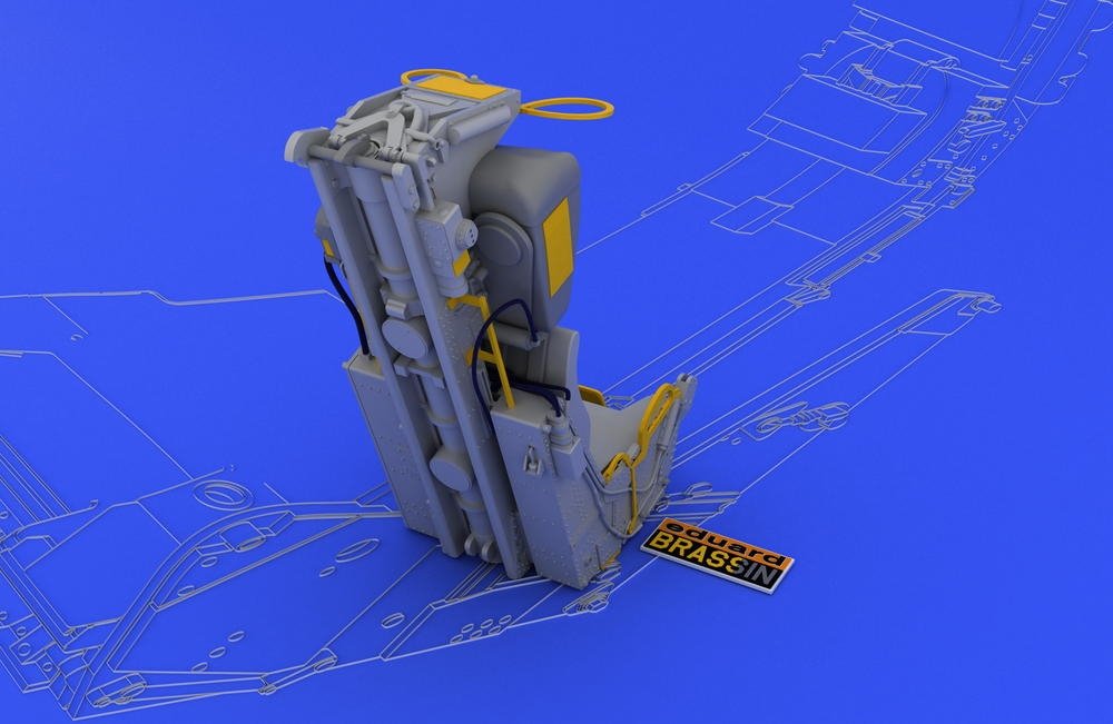 Eduard 632002 F-4B/ J/N/ S seat 1/32 (Tamiya) – imagen 3