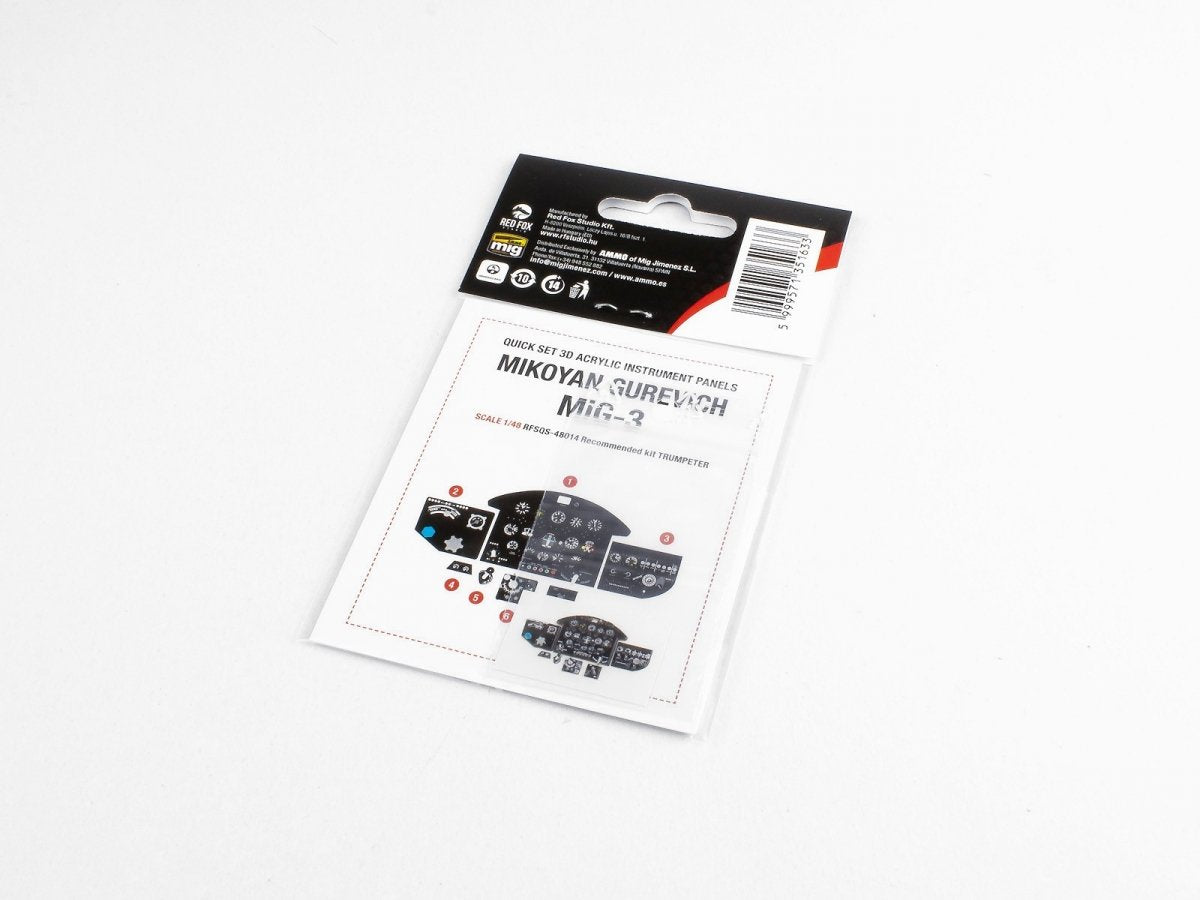 Red Fox Studio QS-48014 Mikoyan Gurevich MiG-3 1/48  – image 2