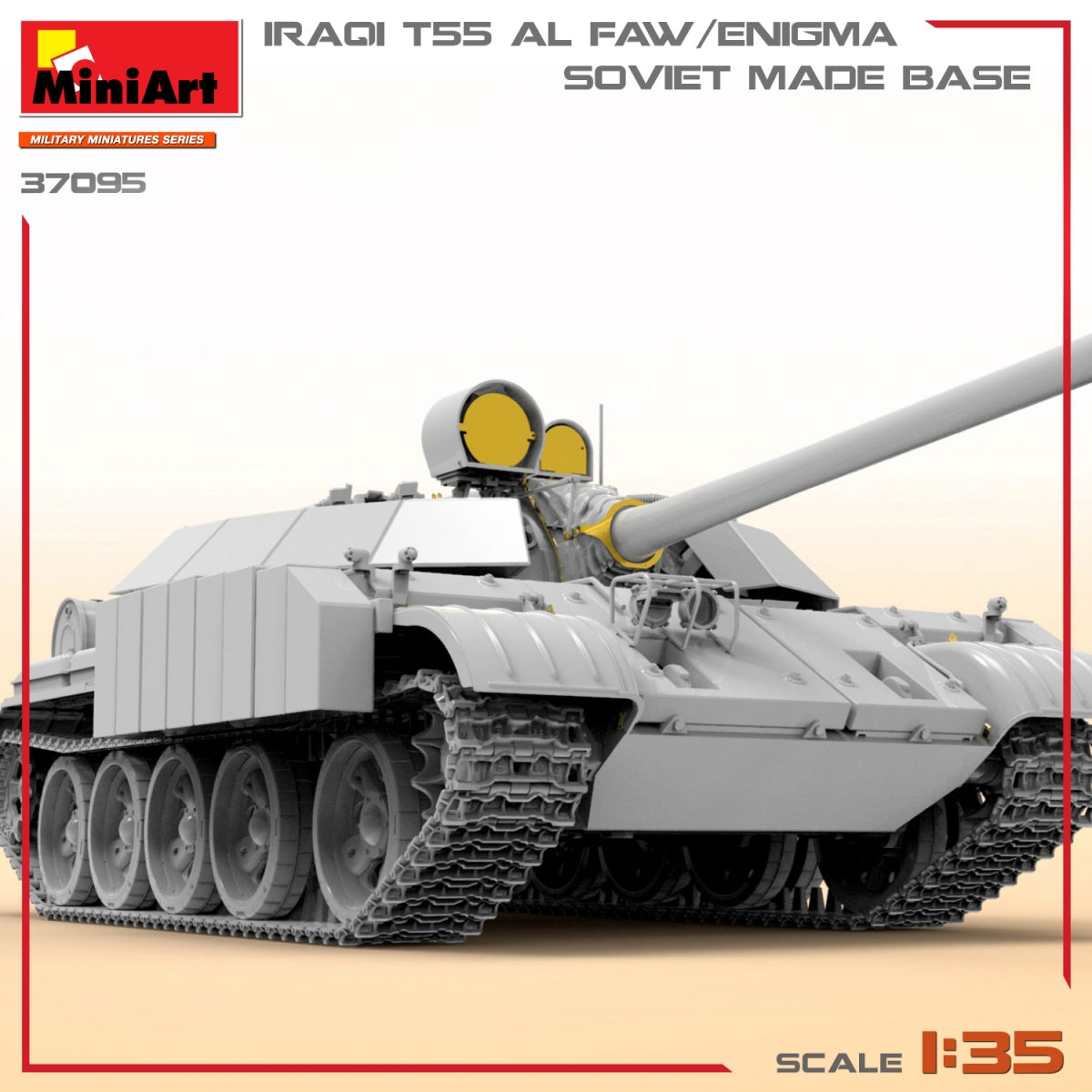 MiniArt 37095 IRAQI T-55 AL FAW/ENIGMA. SOVIET MADE BASE 1/35 – imagen 5