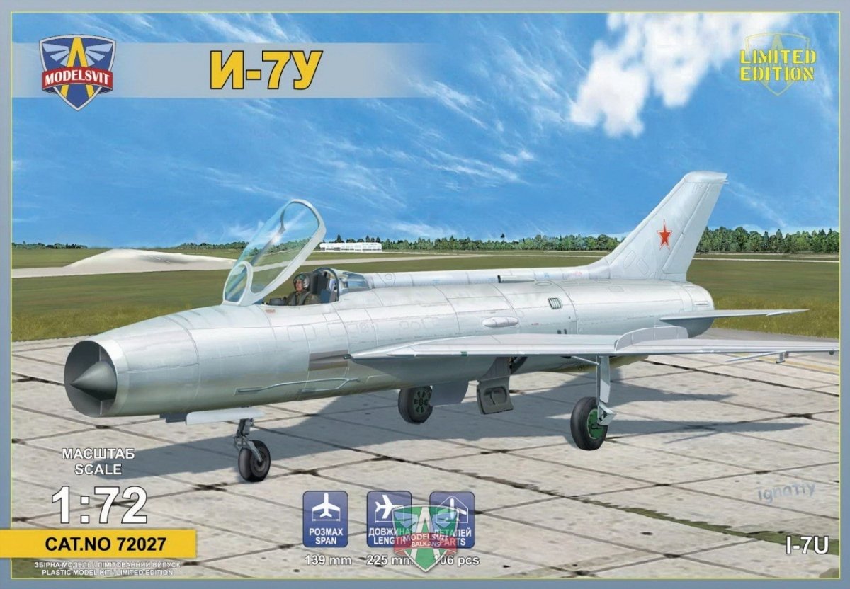 Modelsvit 72027 I-7U Prototype d&amp;#39;intercepteur supersonique 1/72