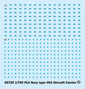 Trumpeter 06725 PLA Navy type 002 Aircraft Carrier 1/700 – imagen 8