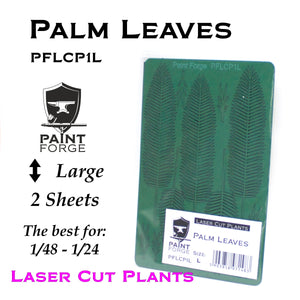 Paint Forge PFLCP1L Laser Cut Plants PALM LEAVES 1L