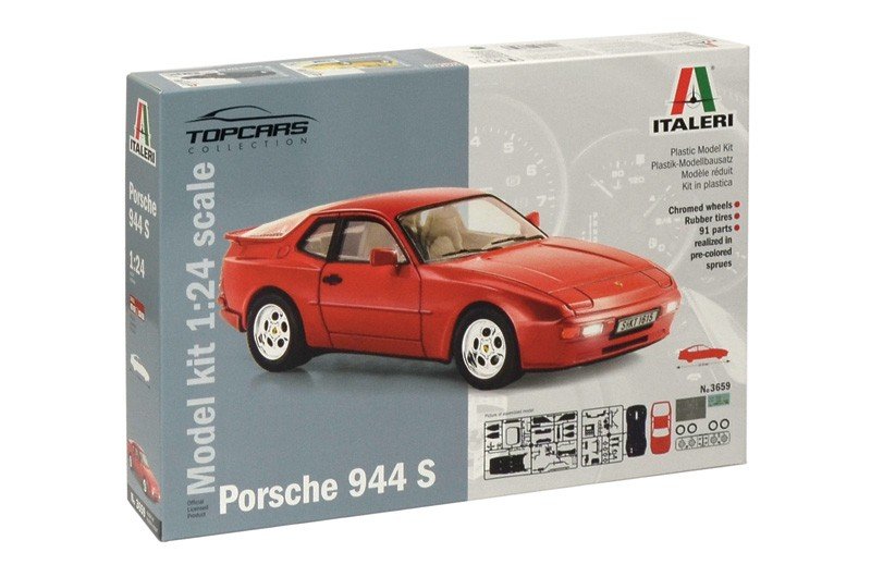 Italeri 3659 Porsche 944 S 1/24 – imagen 2