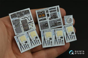 Quinta Studio QD48430 Westland Sea King HAS.5 3D-Printed &amp;amp; coloured Interior on decal paper (Airfix) 1/48 – imagen 4