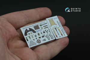 Quinta Studio QD48466 Macchi MC.200 Saetta (Early) 3D-Printed coloured Interior on decal paper (Italeri) 1/48 – imagen 3