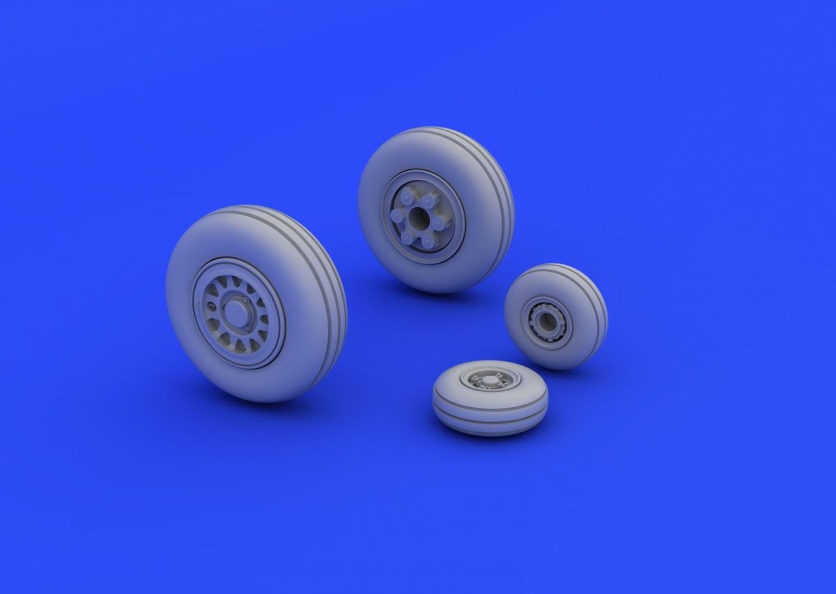Eduard 672067 JAS-39 wheels 1/72 (REVELL) – Bild 4
