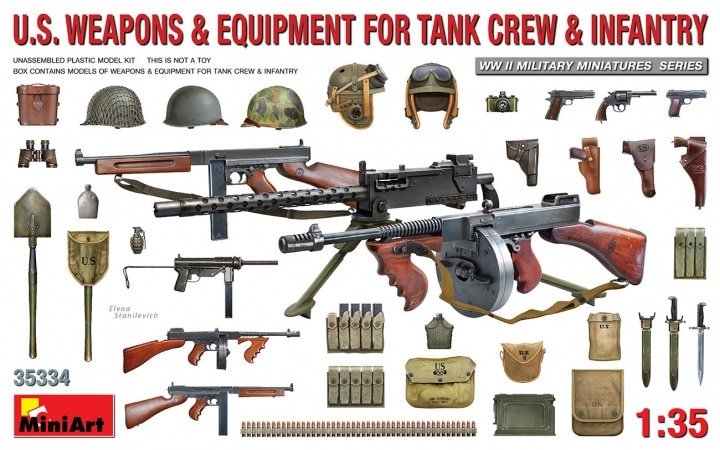 MiniArt 35368 British Infantry Weapons &amp;amp; Equipment WW II Military 1/35