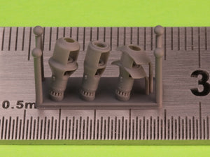 Kit de frein de bouche Master GM-72-042 pour obusiers allemands de 10,5 cm leFH 18(M), leFH 18/40, StuH 42 (utilisé pour les obusiers tractés et sur véhicules, par exemple Wespe, StuH 42) 1/72 – image 2