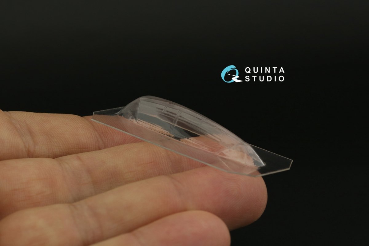 Quinta Studio QC72050 Me-262B-1a vacuumed clear canopy (Revell) 1/72 – imagen 5