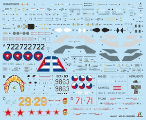 Italeri 2817 MiG-27/MiG-23BN Flogger 1/48 – imagen 3
