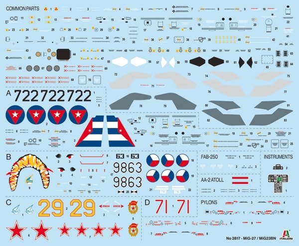 Italeri 2817 MiG-27/MiG-23BN Flogger 1/48 – imagen 3