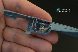 Quinta Studio QD48080 FW 190A-4 3D-Printed &amp;amp; coloured Interior on decal paper (for Eduard kit) 1/48 – immagine 5
