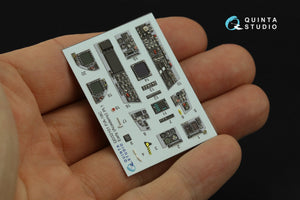 Quinta Studio QDS-32101 F/A-18C Early 3D-Printed coloured Interior on decal paper (Academy) (Small version) 1/32 – zdjęcie 4