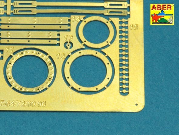 Aber 35L-145 125mm 2A46M-5 Barrel for Russian Tank T-90 T-90A 1/35 – imagen 9
